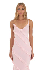 Ruffle Maxi Dress